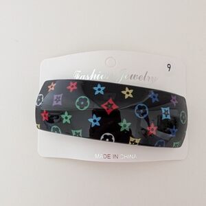 Fashion Jewelry Multicolor Patterned Hair Clip